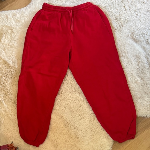 Women’s Petite or Kids Red and Blue Sweatpants - Picture 3 of 7